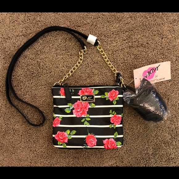 Small Rose Betsey Johnson Purse - Picture 1 of 5